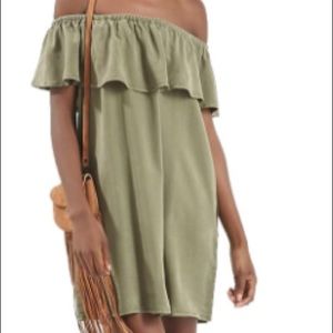 TopShop for Nordstrom off he shoulder dress